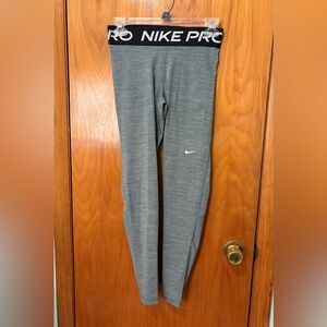 Nike Womens Heather Gray Leggings